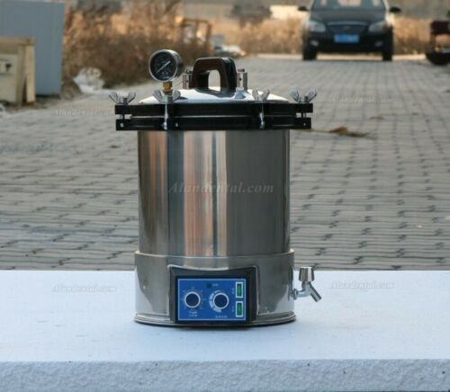 18L/24L Portable Autoclave Sterilizer Stainless Steel Steam Sterilizer YX-18/24LDJ